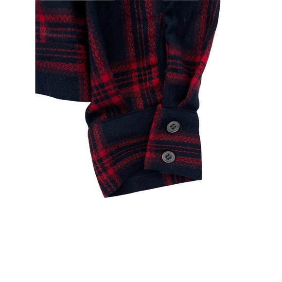 FRNCH Paris Coat Jacket With Buckle In Plaid Size Large - Picture 4 of 9